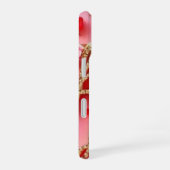 耐久性と繊細な電話ケース：ヤンミッタキックスタンド iPhone 16ケース (右側面)