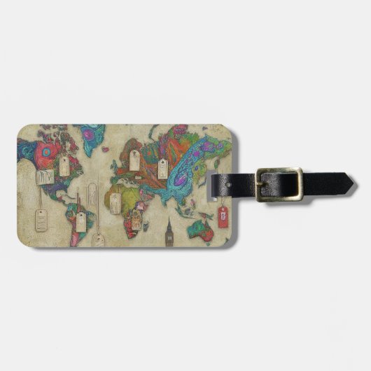 耐久性に優れたアクリルトラベルラベル ラゲッジタグ (正面横)