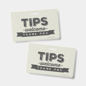 耐久性に優れたヒントつるウェルカムサイン（小） バッジ (正面＆裏面)