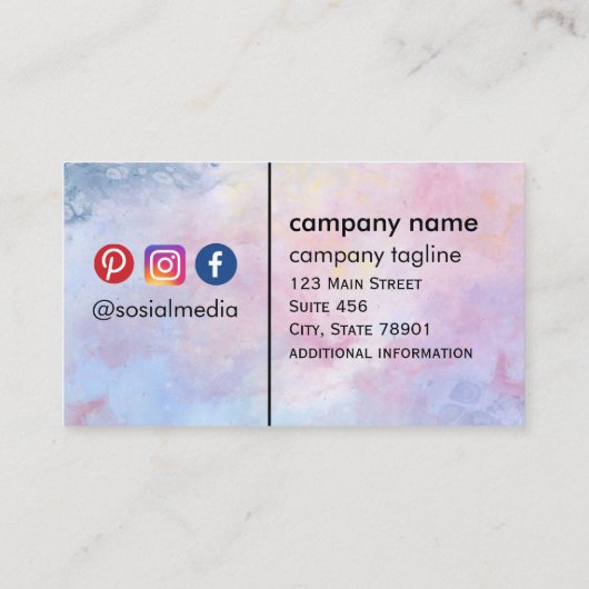 耐久性に優れた安い名刺 名刺 (裏面)