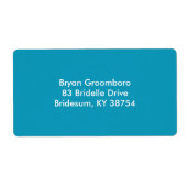 耐久性のあるモノクロ ラベル (正面)