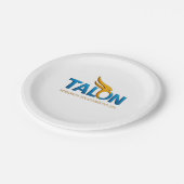 耐久性の高い紙飾ストックとあなたのカスタム ペーパープレート (アングル)