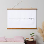 耐久性ウッドトップウォールタペストリー 吊り下げ型タペストリー (寝室)