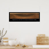 耐久性クレーターローバービューの火星 ポスター (キッチン)