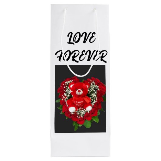 耐久性スタイリッシュの高い景品バッグ ワインギフトバッグ (裏面)