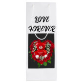 耐久性スタイリッシュの高い景品バッグ ワインギフトバッグ (裏面)