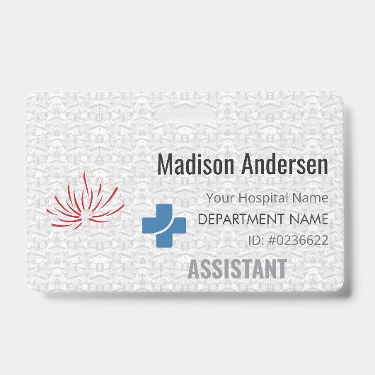 耐久性PVCバッジカスタム- System.企業のイベント.ID バッジ (正面)