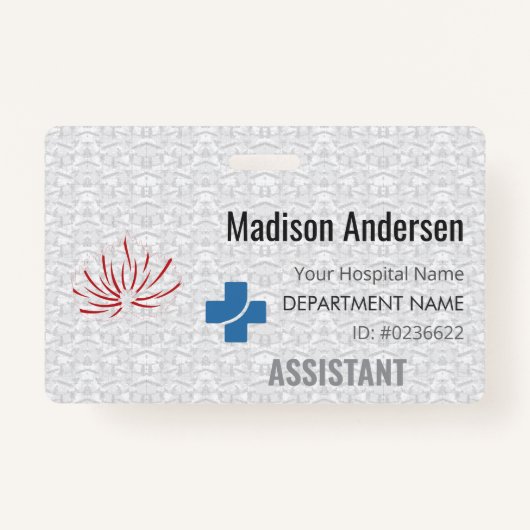 耐久性PVCバッジカスタム- System.企業のイベント.ID バッジ (正面)