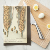 耐乾性小麦工場、ヴィンテージ農業 キッチンタオル (四つ折り)