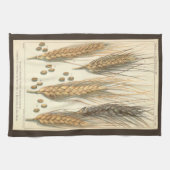 耐乾性小麦工場、ヴィンテージ農業 キッチンタオル (横)