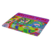 耐候性パーソナライズされたハウスフラグ カッティングボード (角)