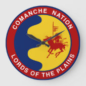 耐候性パーソナライズされたハウスフラグ ラージ壁時計 (正面)