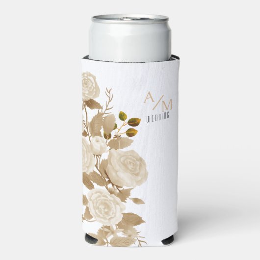 耐候性パーソナライズされたホワイトセルツァークーラーボックス スリム缶クーラー (Seltzer正面)