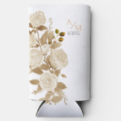 耐候性パーソナライズされたホワイトセルツァークーラーボックス スリム缶クーラー (正面)