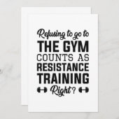 耐性訓練 サンキューカード (正面/裏面)