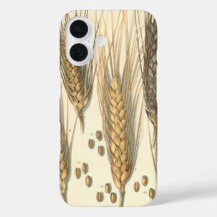 耐旱小麦品種の植物、ヴィンテージ農業 iPhone 16ケース
