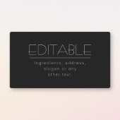 耐水スタイリッシュ目的数々のブラック&ホワイト ラベル