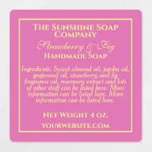 耐水性ピンク黄色せっけん化粧料成分