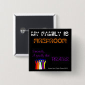 耐火性ボタン 缶バッジ (正面&裏面)