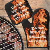 耐炎パパのBBQアーマー 鍋つかみ&鍋敷きセット