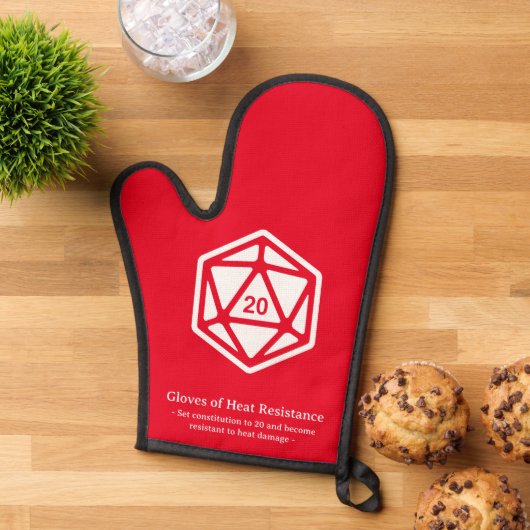 耐熱性の手袋 鍋つかみ (トップダウン)