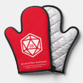 耐熱性の手袋 鍋つかみ (正面/裏面)