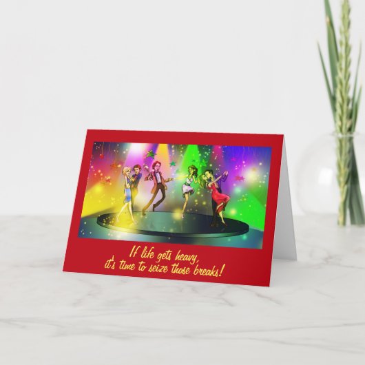 耐用年数もしが重い感動的カード(1) カード (正面)