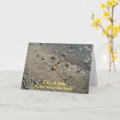 耐用年数もしが重い感動的カード(2) カード (黄色い花)