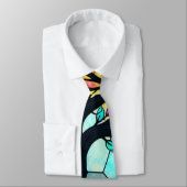 耐用陶磁瓦のステンドガラスの木 ネクタイ (タイ)