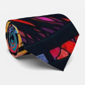 耐用陶磁瓦のステンドガラスの木 ネクタイ (ロール)