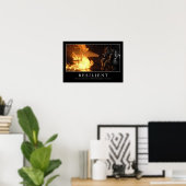 耐障害性：感動的引用文 ポスター (ホームオフィス)