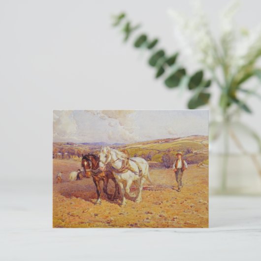 耕すこと ポストカード (スタンド正面)