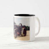 耕す(耕す)エンジン ツートーンマグカップ (正面右)