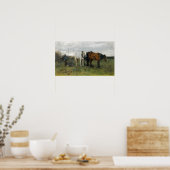 耕作する農家 ポスター (キッチン)