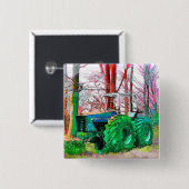 耕作する 缶バッジ (正面&裏面)