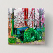 耕作する 缶バッジ (正面)