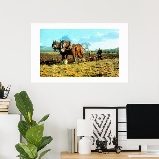 耕作 ポスター (ホームオフィス)