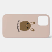 耳がたまらないウサギ Case-Mate iPhoneケース (裏面 (横))