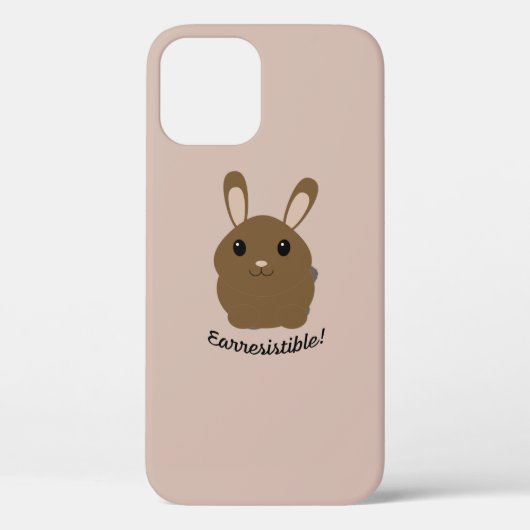 耳がたまらないウサギ Case-Mate iPhoneケース (裏面)