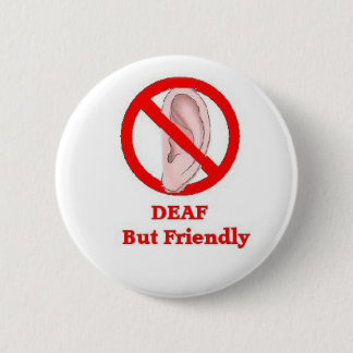 耳が聞こえない印 缶バッジ