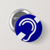 耳が聞こえない記号 缶バッジ (正面&裏面)