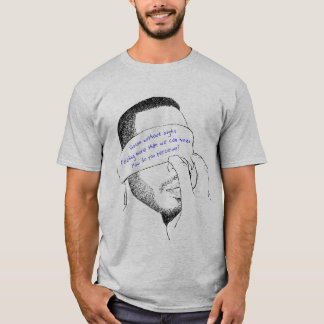 耳が聞こえな盲目の認識度 Tシャツ