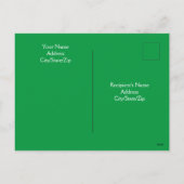 耳が赤くおもしろいて可愛い犬の写真 シーズンポストカード (裏面)