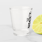 耳とヒゲのある猫パパ ショットグラス (左)