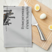 耳による音楽を遊ぶこと キッチンタオル (四つ折り)