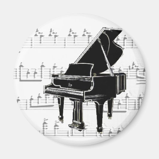 耳に届く音楽 マグネット (正面)