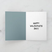 耳に心地よいバレンタインデー シーズンカード (内部)