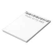 耳に音楽先生 ノートパッド (回転)