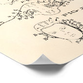 耳のガード水ポロ1969特許芸術オールドピーパー ポスター (角)