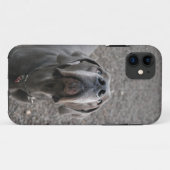 耳の上のドッグ Case-Mate iPhoneケース (裏面(横))